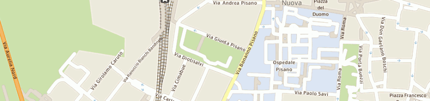 Mappa della impresa universita' degli studi - centro servizi informatici a PISA