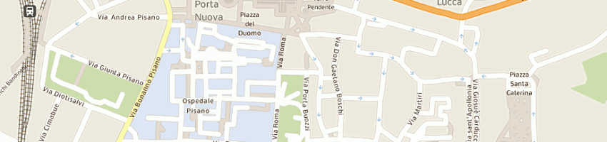 Mappa della impresa casa della donna a PISA