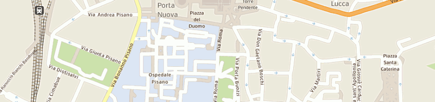 Mappa della impresa gamba learco a PISA