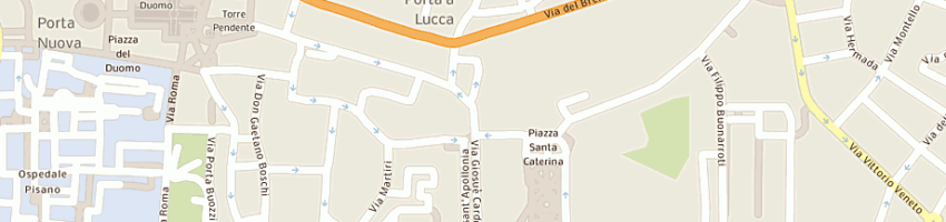 Mappa della impresa blue sky di puschi anita a PISA