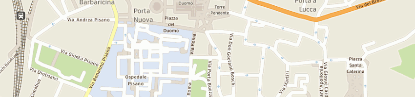 Mappa della impresa ristorante antica trattoria antonietta srl a PISA