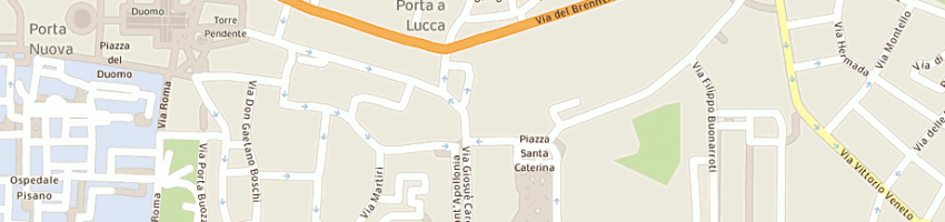 Mappa della impresa parrucchiera angela di tindiglia angela a PISA