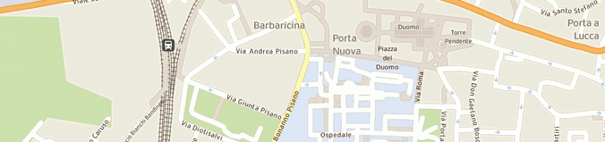 Mappa della impresa azienda ospedaliera pisana a PISA