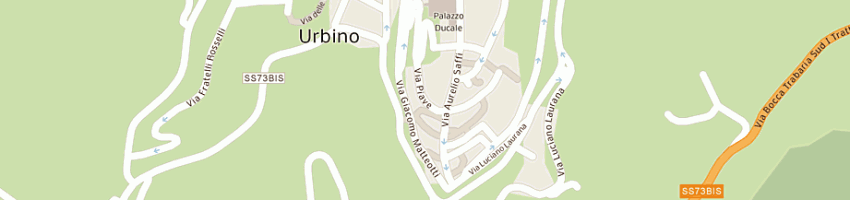 Mappa della impresa istituto maestre pie dell'addolorata a URBINO