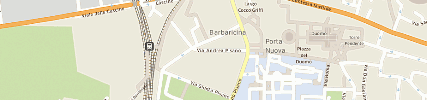 Mappa della impresa europa park hotel di massai lina a PISA
