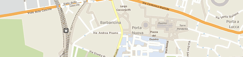 Mappa della impresa fiorista il ciclamino di spadi nicoletta a PISA