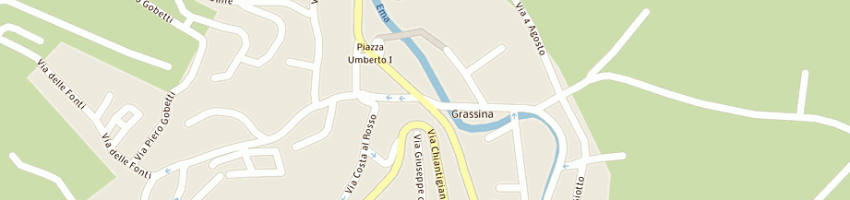 Mappa della impresa piantini leonello a BAGNO A RIPOLI