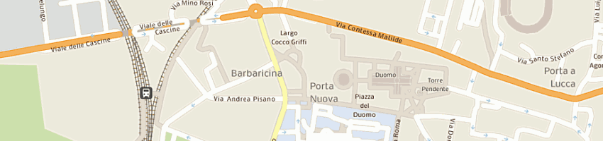 Mappa della impresa meeting point shop a PISA