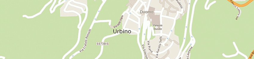 Mappa della impresa centro ambientale per giovani a URBINO