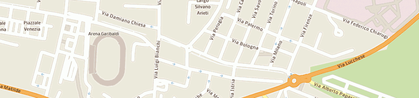 Mappa della impresa pasquini meri a PISA