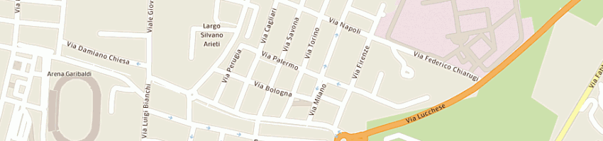 Mappa della impresa pasqualetti di pasqualetti luciano snc a PISA
