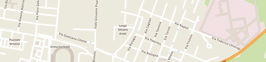 Mappa della impresa studio cierre snc di mariani cinzia e parigi rosanna a PISA