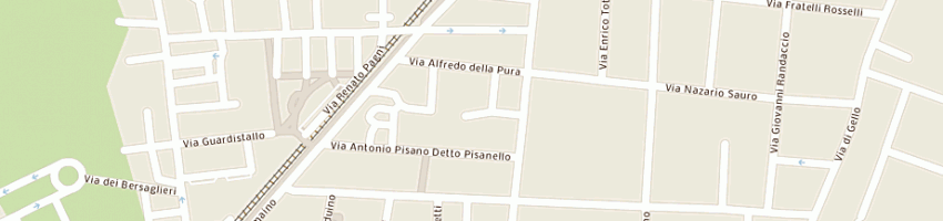 Mappa della impresa frediani giovanni a PISA