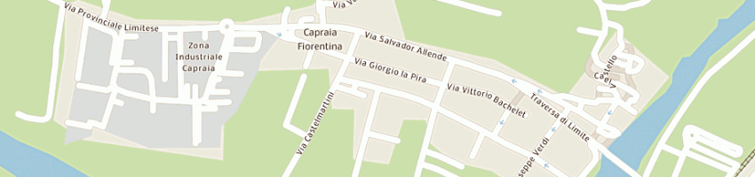 Mappa della impresa morzetta gino a CAPRAIA E LIMITE