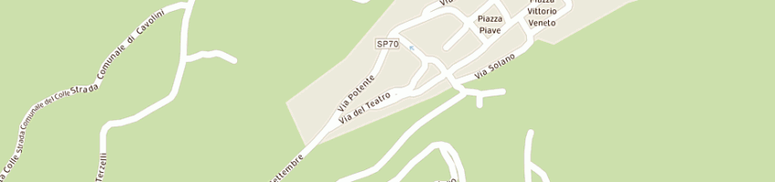 Mappa della impresa ristorante albergo la fiorentina srl a CASTEL SAN NICCOLO 