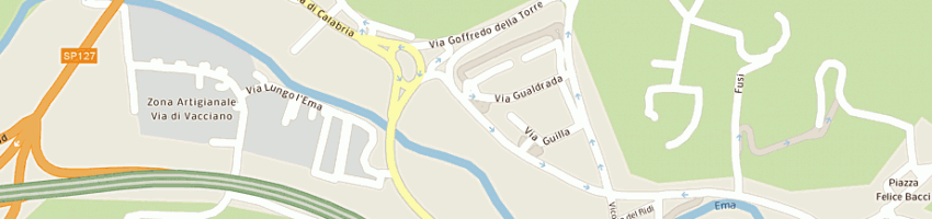 Mappa della impresa gean style srl a FIRENZE