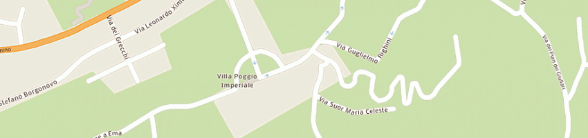 Mappa della impresa polizia di stato - 8 reparto mobile a FIRENZE