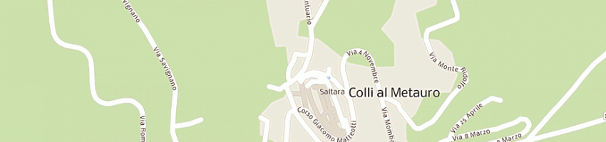 Mappa della impresa municipio di saltara a SALTARA