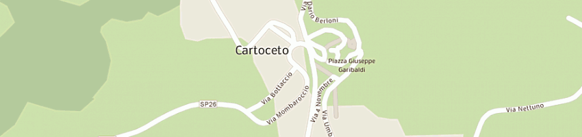 Mappa della impresa ristorante agli olivi da maurizio a CARTOCETO