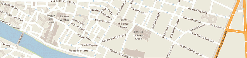 Mappa della impresa bar pizzeria di flli granada snc a FIRENZE