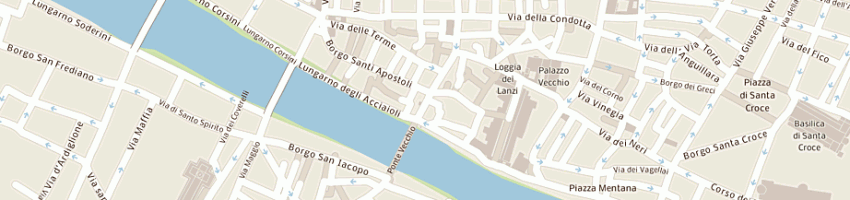Mappa della impresa taf tovagliati artistici fiorentini srl a FIRENZE
