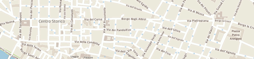 Mappa della impresa centro italiano aiuti all'infanzia onlus a FIRENZE