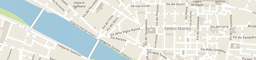 Mappa della impresa montblanc italia retail srl a FIRENZE