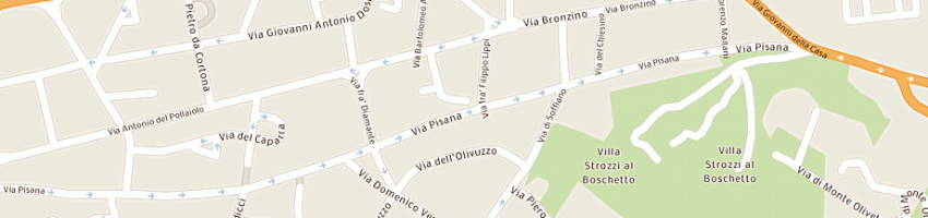 Mappa della impresa nuova idea parati di ciampi sandra a FIRENZE