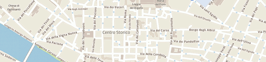 Mappa della impresa bruni brunetto a FIRENZE