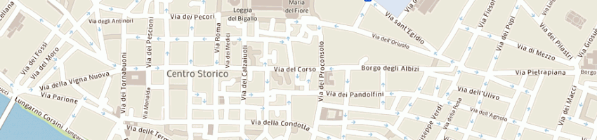 Mappa della impresa lush italia srl a FIRENZE