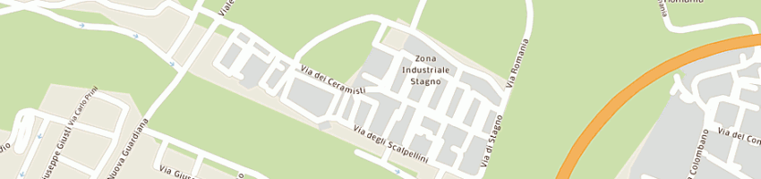 Mappa della impresa lgf lavorazioni galvaniche fiorentine a SIGNA