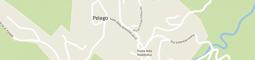 Mappa della impresa coop di consumo del popolo di pelago soc coop a PELAGO