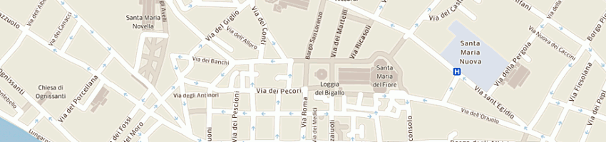 Mappa della impresa richemont italia spa a FIRENZE
