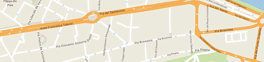 Mappa della impresa autovama spa a FIRENZE