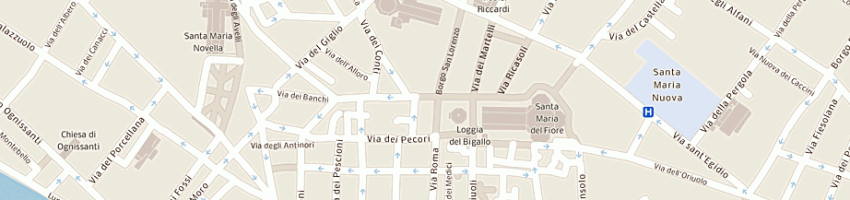Mappa della impresa pandora italiana snc a FIRENZE