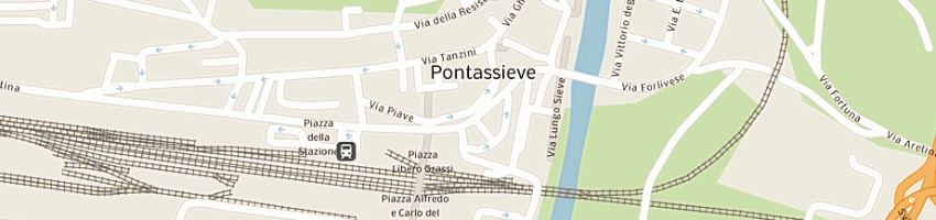 Mappa della impresa cimiteri di pontassieve spa a PONTASSIEVE