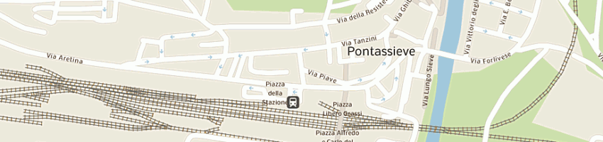 Mappa della impresa comune di pontassieve a PONTASSIEVE