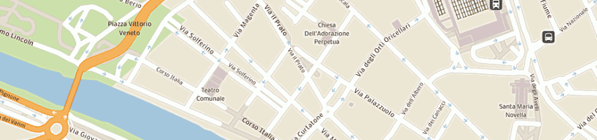 Mappa della impresa bensi elettricista renato a FIRENZE