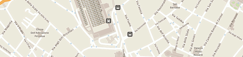 Mappa della impresa mcdonald's esterno stazione smn a FIRENZE