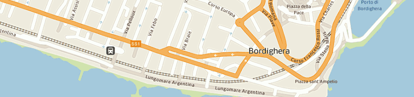 Mappa della impresa bordighera top srl a BORDIGHERA