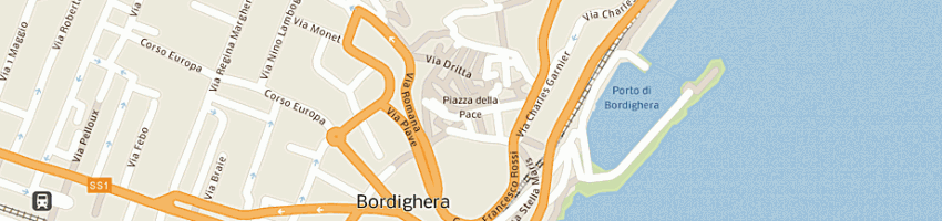 Mappa della impresa parrucchiera barbara di rotella barbara a BORDIGHERA