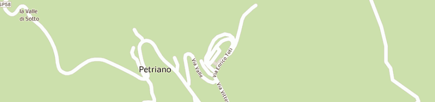 Mappa della impresa municipio a PETRIANO