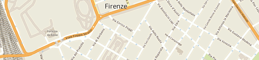 Mappa della impresa services center di paolo giannini e c sas a FIRENZE