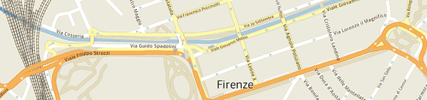 Mappa della impresa coni servizi spa a FIRENZE