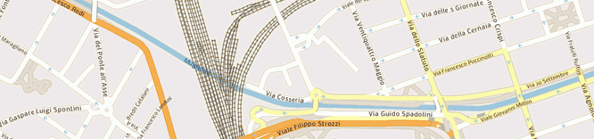 Mappa della impresa studio ugolini snc a FIRENZE