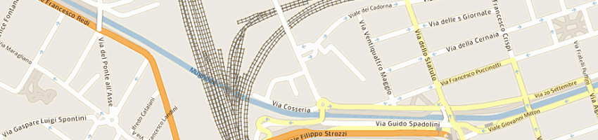 Mappa della impresa trenitalia spa divisione trasporto regionale a FIRENZE