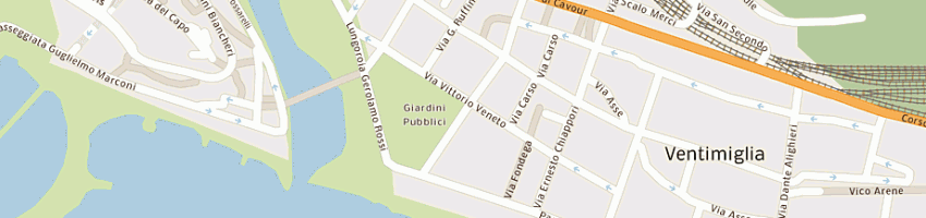 Mappa della impresa ristorante nanni a VENTIMIGLIA