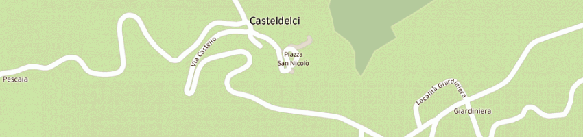 Mappa della impresa hotel ugoccione della faggiola snc a CASTELDELCI