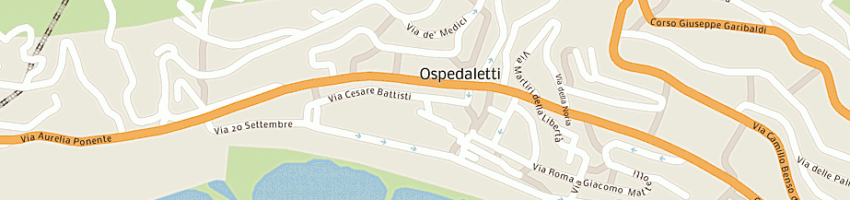 Mappa della impresa scali galliano a OSPEDALETTI