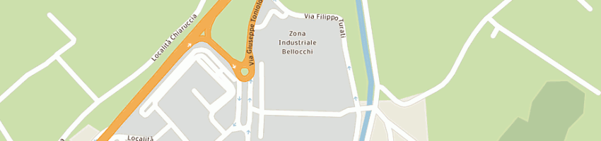 Mappa della impresa gros market italia srl a FANO